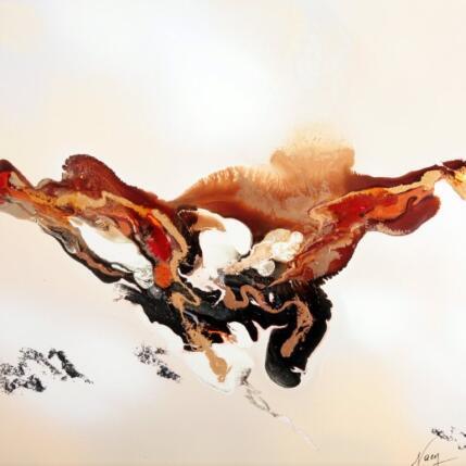 Peinture C3751 par Naen | Tableau Abstrait Acrylique, Encre