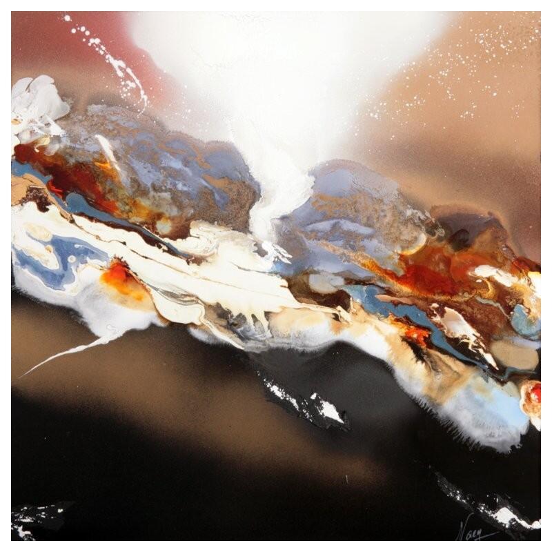 Peinture C3830 par Naen | Tableau Abstrait Acrylique Encre