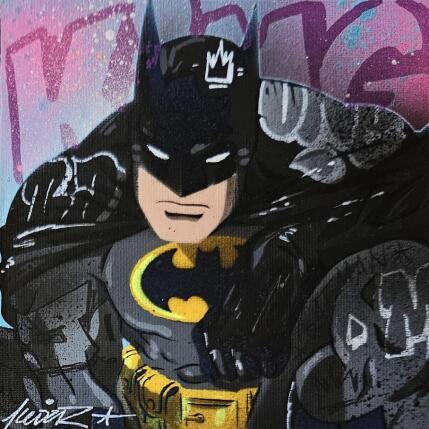 Painting Batman by Lemoine Mael | Painting Pop-art Acrylic, Graffiti Pop icons