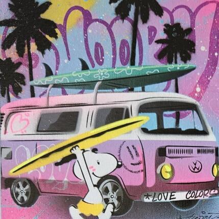 Painting Snoopy planche by Lemoine Mael | Painting Pop-art Acrylic, Graffiti Pop icons