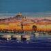 Painting Voila la bonne mère de Marseille by Corbière Liisa | Painting Figurative Landscapes Marine Oil