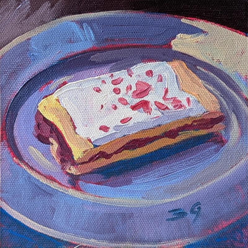 Painting Hindbersnitter by Gaboury Benjamin  | Painting Impressionism Still-life Oil