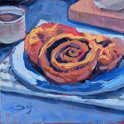 Painting Chocolate rolls by Gaboury Benjamin  | Painting Impressionism Oil Still-life
