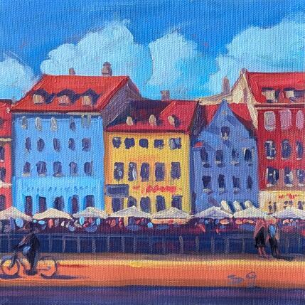 Painting Nyhaven by Gaboury Benjamin  | Painting Impressionism Oil Landscapes, Life style, Pop icons, Urban