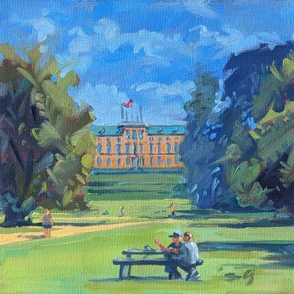 Painting Frederiksberg Gardens by Gaboury Benjamin  | Painting Impressionism Oil Architecture, Landscapes, Life style, Pop icons