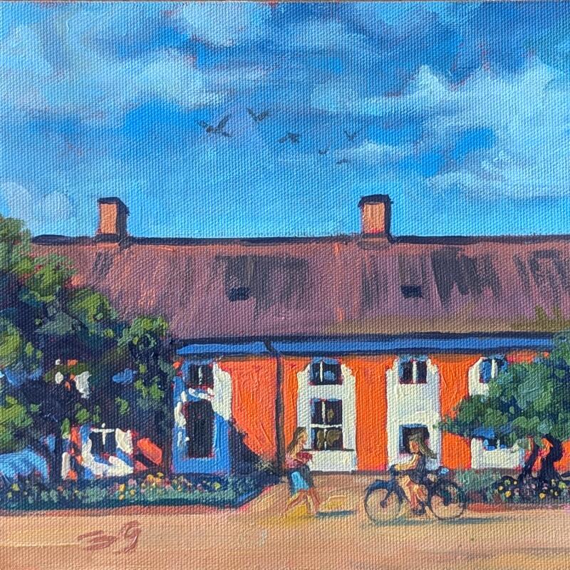 Painting Frederiksberg Bunddel by Gaboury Benjamin  | Painting Impressionism Landscapes Life style Architecture Oil