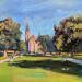 Pintura Rosenborg Castle Gardens por Gaboury Benjamin  | Pintura Impressionism Paisajes Naturaleza Arquitectura Aceite
