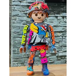 Sculpture GOLDORAK STREET GAME par Anto | Sculpture Pop-art Graffiti, Posca Icones Pop