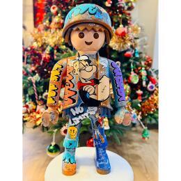 Sculpture POPEYE WOW by Anto | Sculpture Pop-art Graffiti, Posca Pop icons