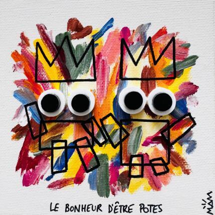 Painting 2 POTES by Mam | Painting Pop-art Acrylic Minimalist, Pop icons
