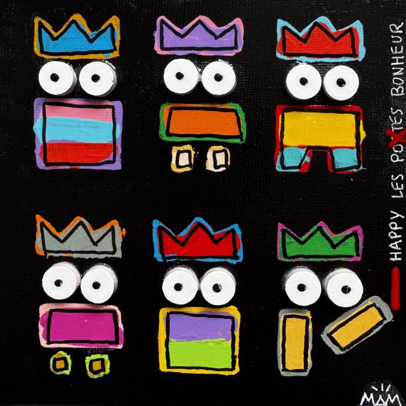 Peinture TRIBU par Mam | Tableau Pop-art Portraits Société Icones Pop Acrylique