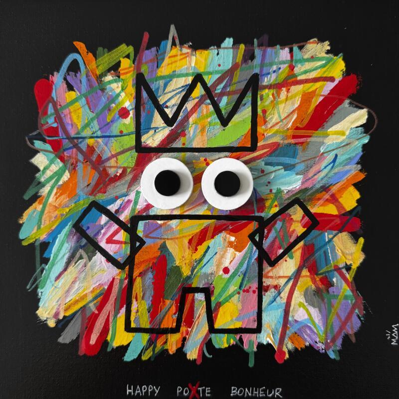 Painting HAPPY POTE by Mam | Painting Pop-art Pop icons Acrylic