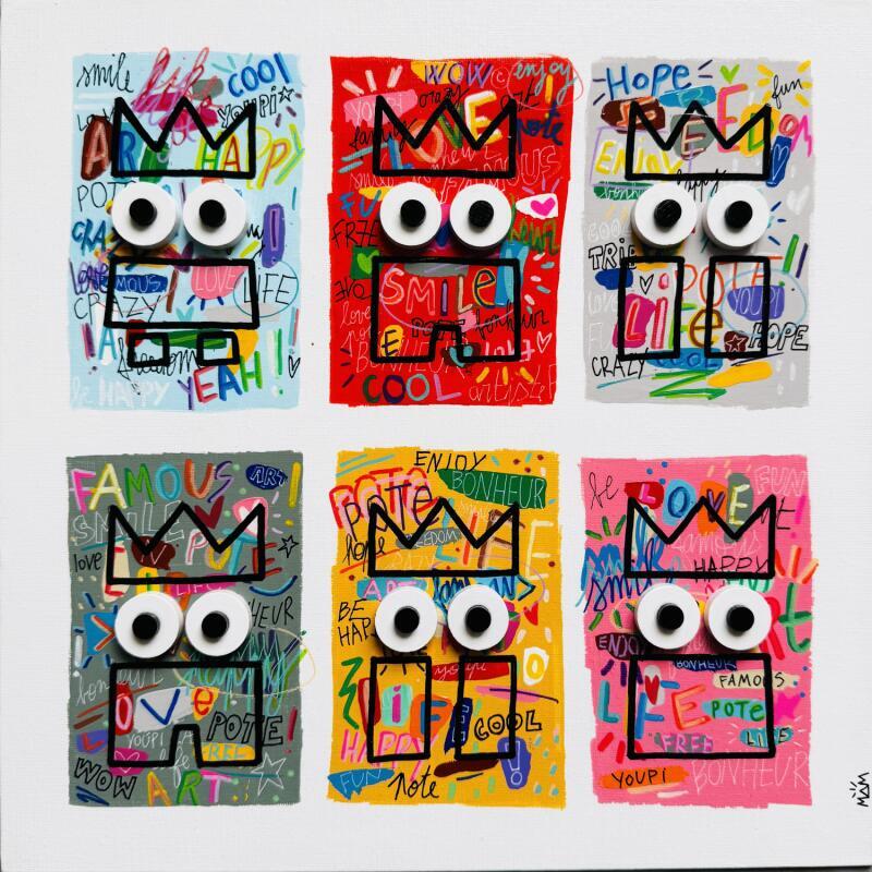 Peinture GRAFF TRIBU par Mam | Tableau Pop-art Portraits Société Icones Pop Acrylique