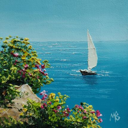 Peinture Les genêts feuris par Blandin Magali | Tableau Figuratif Huile Paysages