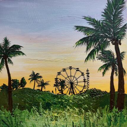 Peinture Côte d'Azur par Blandin Magali | Tableau Figuratif Huile Paysages