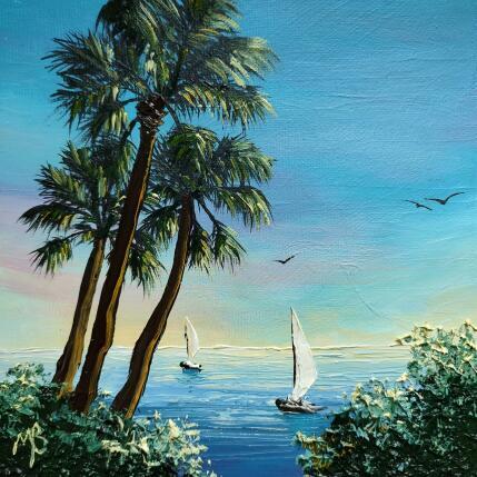 Peinture Exotisme par Blandin Magali | Tableau Figuratif Huile Paysages