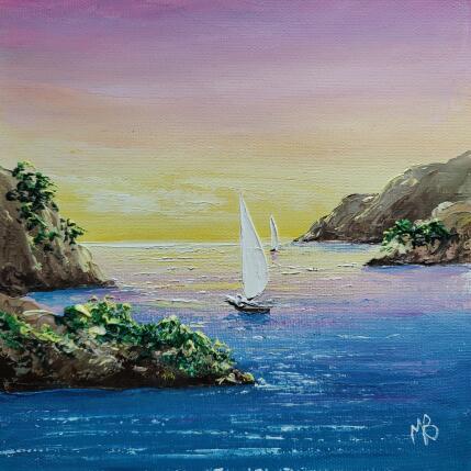 Peinture Rêve coloré par Blandin Magali | Tableau Figuratif Huile Paysages