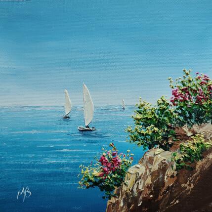 Peinture Calanque de Marseille par Blandin Magali | Tableau Figuratif Huile Paysages