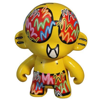 Sculpture HI ! by Ralau | Sculpture Raw art Acrylic, Posca