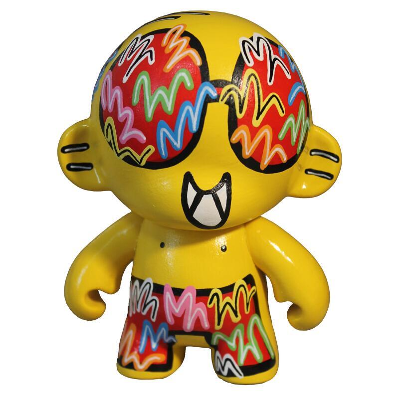 Sculpture HI ! by Ralau | Sculpture Raw art Acrylic Posca