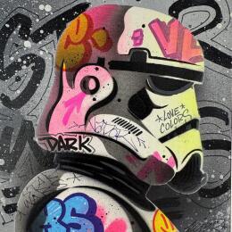 Painting Clone 67 by Lemoine Mael | Painting Pop-art Acrylic, Graffiti Pop icons