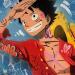 Painting Luffy by Lemoine Mael | Painting Pop-art Pop icons Graffiti Acrylic