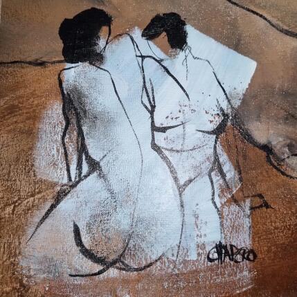 Peinture toi et moi par Chaperon Martine | Tableau Figuratif Acrylique Nu