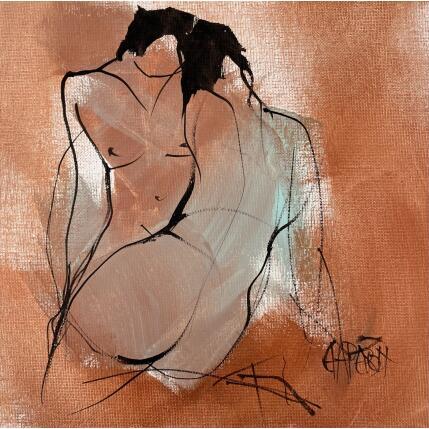 Peinture Amour par Chaperon Martine | Tableau Figuratif Acrylique Nu