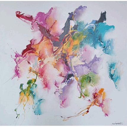 Peinture 37.12.05 par Zdzieblo Thierry | Tableau Abstrait Acrylique