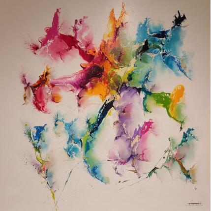 Peinture 37.12.01 par Zdzieblo Thierry | Tableau Abstrait Acrylique