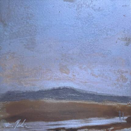 Peinture Le mont Aigoual  par Mahieu Bertrand | Tableau Figuratif Métal Paysages