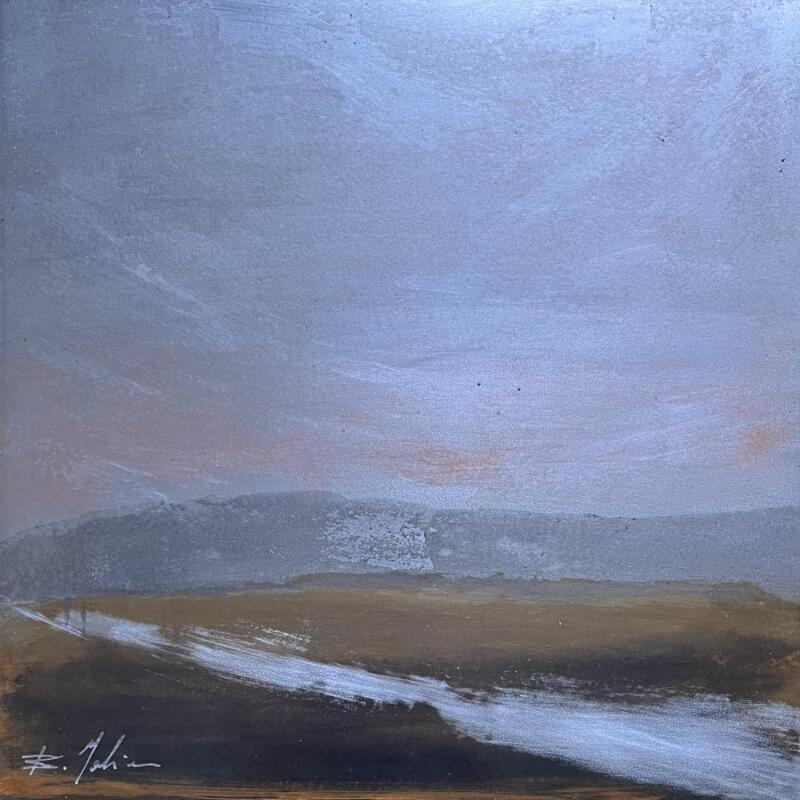 Peinture Paysage des Cévennes  par Mahieu Bertrand | Tableau Figuratif Paysages Métal