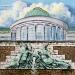 Painting Jardin Botanique by Rodriguez Rio Martin | Painting Figurative Urban Oil