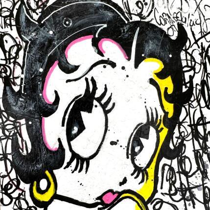 Peinture Betty Boop par Cornée Patrick | Tableau Pop-art Graffiti, Huile Cinéma, Enfant, Icones Pop