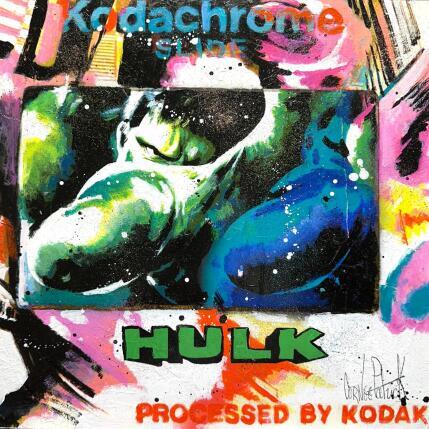 Painting Hulk by Cornée Patrick | Painting Pop-art Graffiti, Oil Child, Cinema, Pop icons