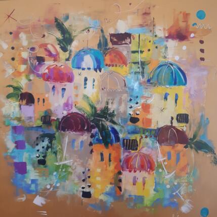 Painting ÉTERNITÉ by Bastide d´Izard Armelle | Painting Abstract