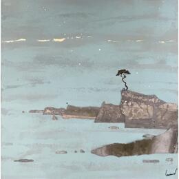 Peinture Retour aux sources par Lemonnier  | Tableau Matiérisme Acrylique, Zinc Paysages