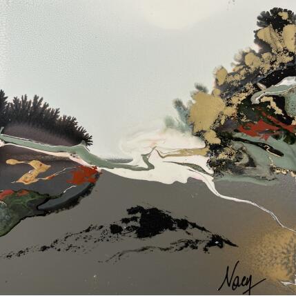 Peinture C3802 par Naen | Tableau Abstrait Acrylique, Encre