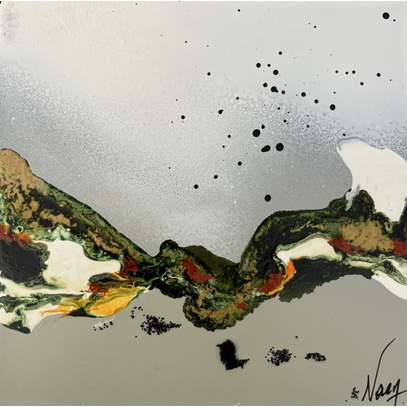 Peinture C3699 par Naen | Tableau Abstrait Acrylique Encre