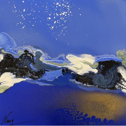 Peinture C3735 par Naen | Tableau Abstrait Acrylique, Encre