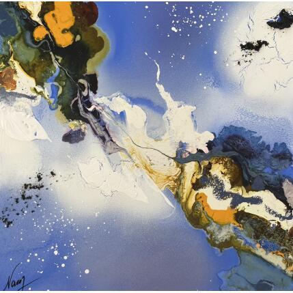Peinture C3862 par Naen | Tableau Abstrait Acrylique, Encre
