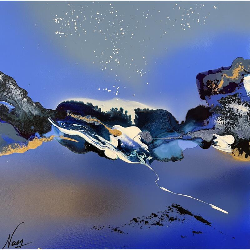 Pintura C3769 por Naen | Pintura Abstracto Acrílico Ink