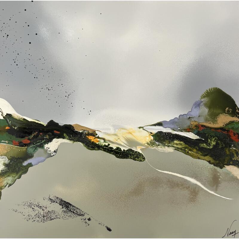 Gemälde C3690 von Naen | Gemälde Abstrakt Acryl Tinte