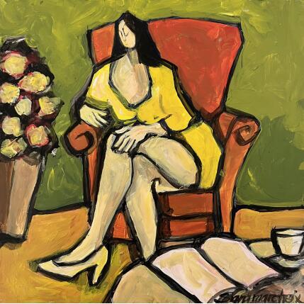 Peinture Arabica et roman par Signamarcheix Bernard | Tableau Art naïf Acrylique, Encre, Pastel