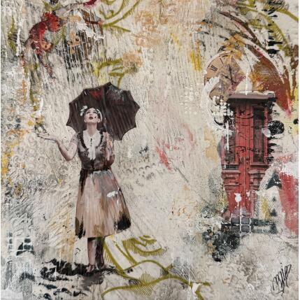 Painting The miracle by Bergeron Marie-Josée | Painting Surrealism Acrylic, Gluing, Oil Pop icons