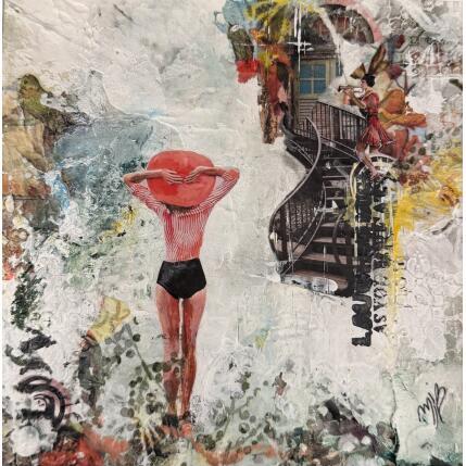 Painting Watch, try and play by Bergeron Marie-Josée | Painting Surrealism Acrylic, Gluing, Oil Pop icons