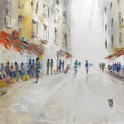 Peinture Bistrot par Raffin Christian | Tableau Figuratif Huile Urbain