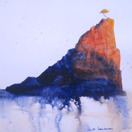 Painting Un pin inondé de lumière by Langeron Stéphane | Painting