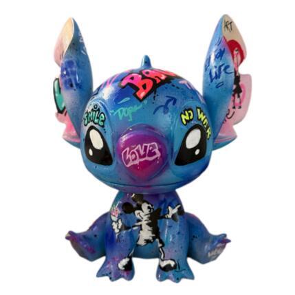 Sculpture Art is Life par So Moon | Sculpture Pop-art Acrylique, Graffiti, Posca Cinéma, Icones Pop