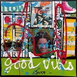 Painting Good Vibes by Costa Sophie | Painting